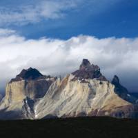 The Cuernos del Paine are easily distinguished by their exposed granite centres, which contrast sharply with the dark peaks | Maria Visconti
